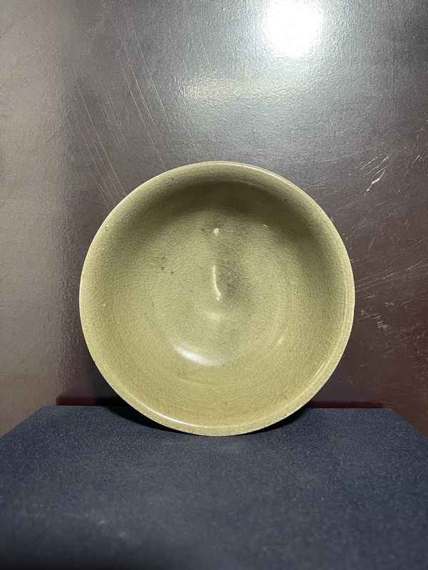 古玩陶瓷元代龍泉青釉碗拍賣,當前價格3850元