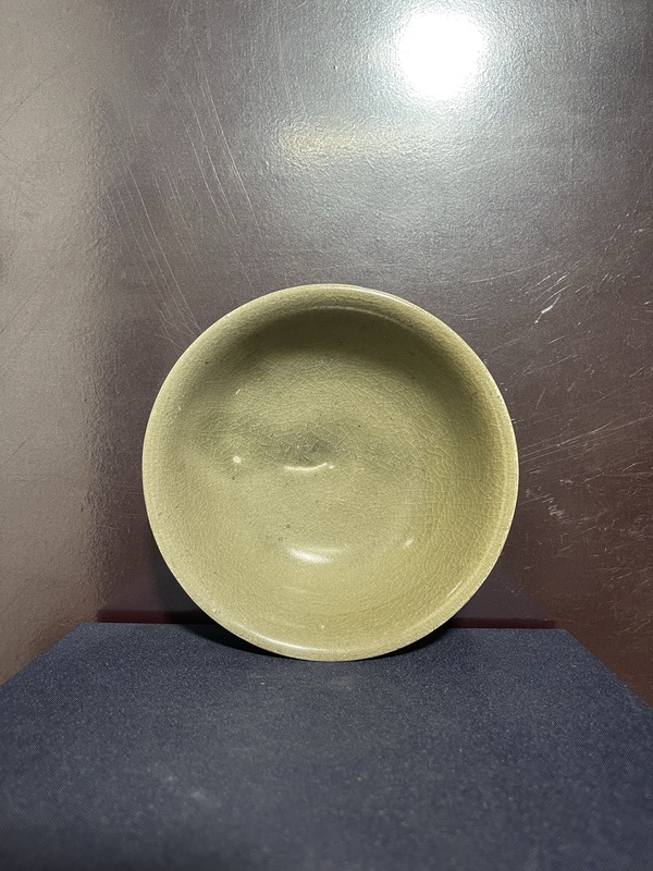 古玩陶瓷元代龍泉青釉碗拍賣,當前價格3850元