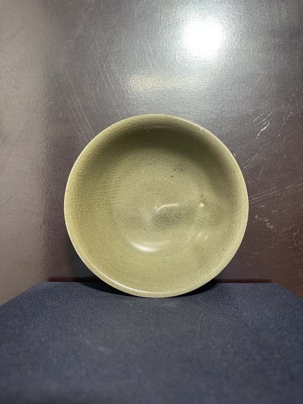 古玩陶瓷元代龍泉青釉碗拍賣,當前價格3850元