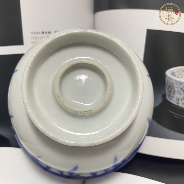 古玩陶瓷青花蓋碗真品鑒賞圖