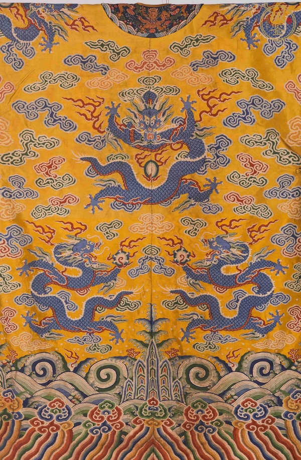 古玩雜項(xiàng)緙絲龍袍真品鑒賞圖