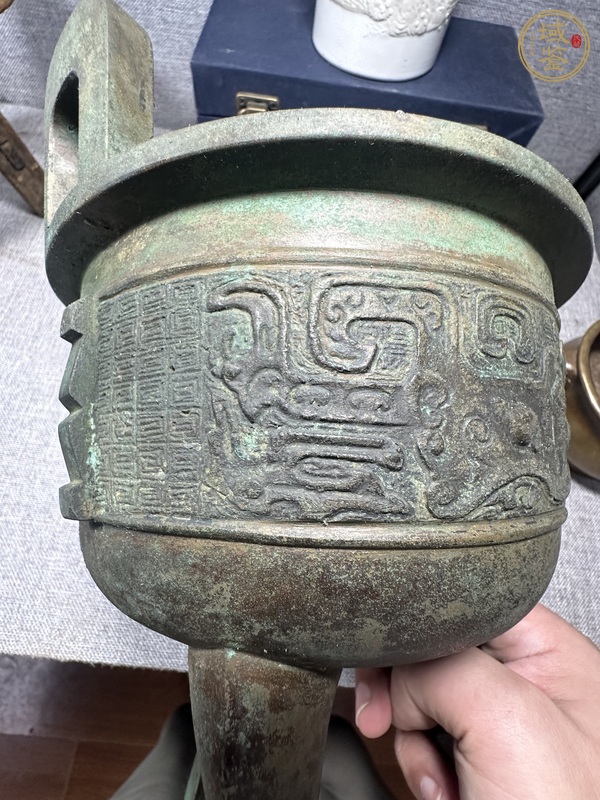 古玩銅器鼎真品鑒賞圖