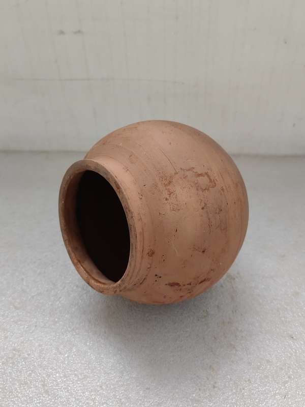 古玩陶瓷紅陶罐拍賣,當前價格450元