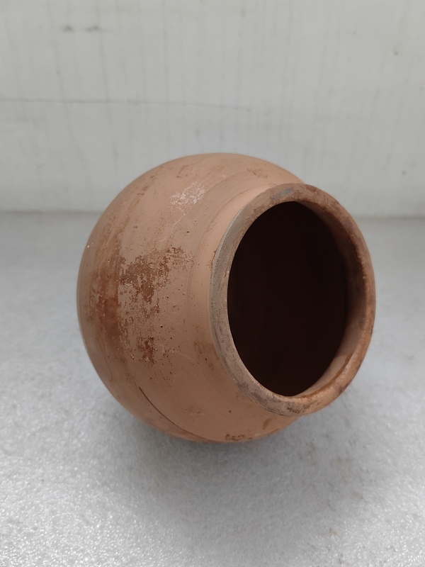 古玩陶瓷紅陶罐拍賣,當前價格450元
