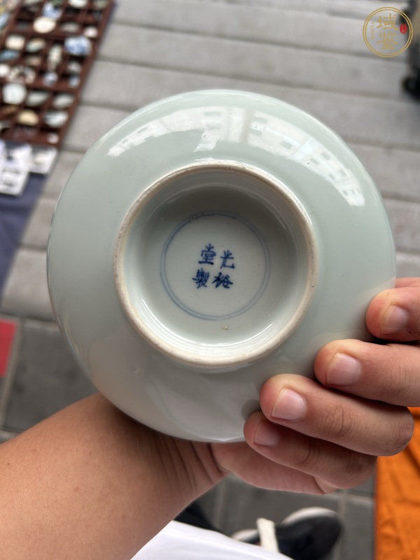 古玩陶瓷青花博古盤真品鑒賞圖