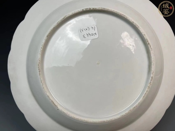 古玩陶瓷清晚期粉彩花鳥紋盤拍賣，當(dāng)前價(jià)格1200元
