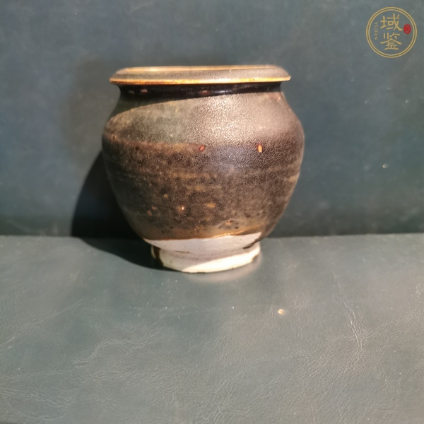 古玩陶瓷醬釉茶入真品鑒賞圖