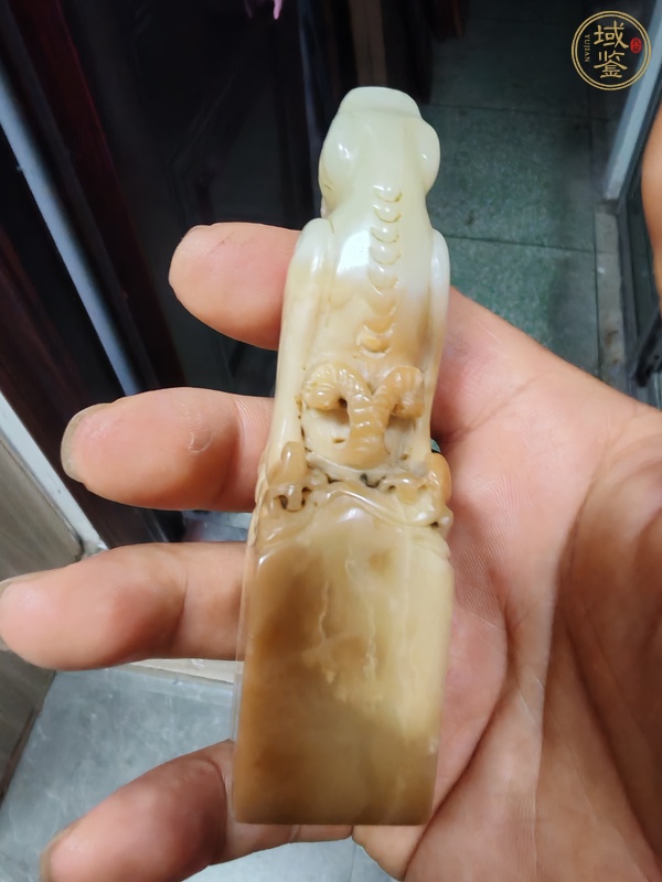 古玩玉器壽山石雕“獸鈕印章”真品鑒賞圖
