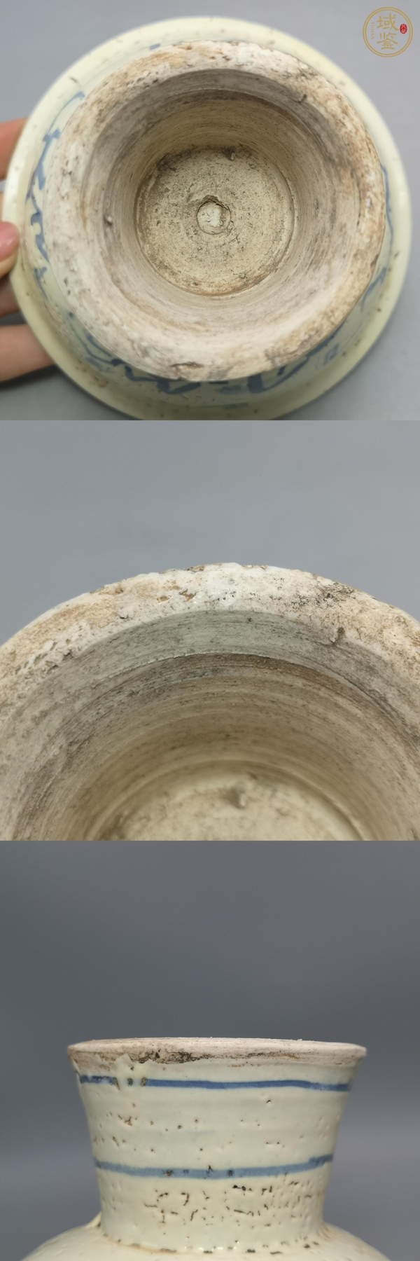 古玩陶瓷青花高足杯真品鑒賞圖