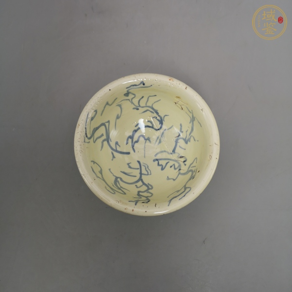 古玩陶瓷青花高足杯真品鑒賞圖