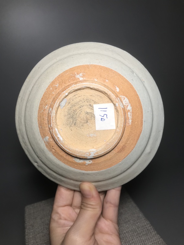古玩陶瓷青白釉折腰斗笠碗拍賣,當前價格888元
