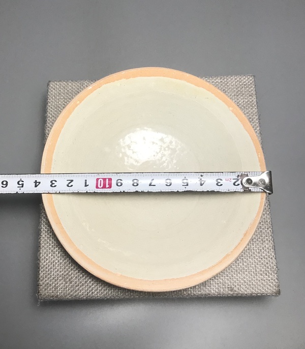 古玩陶瓷青白釉折腰斗笠碗拍賣,當前價格888元