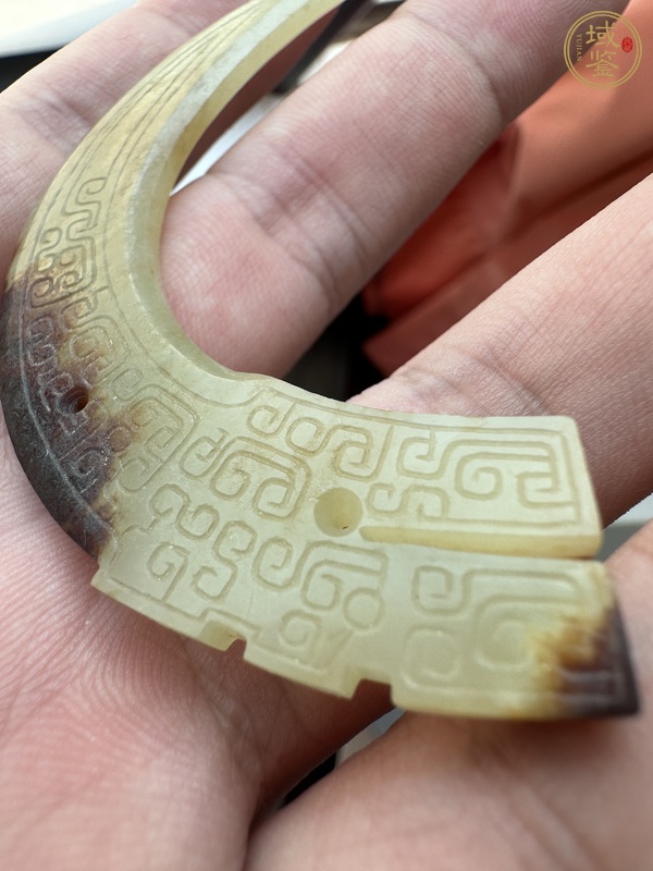 古玩玉器做舊仿戰(zhàn)國“龍紋玉觿”真品鑒賞圖