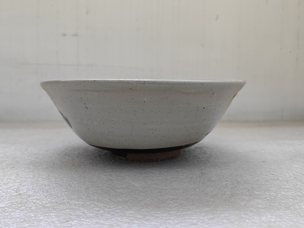 古玩陶瓷磁州窯白地黑花福壽碗拍賣,當前價格680元