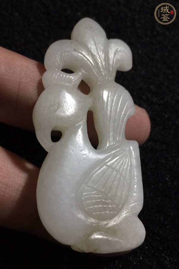 古玩玉器和田玉鳥真品鑒賞圖