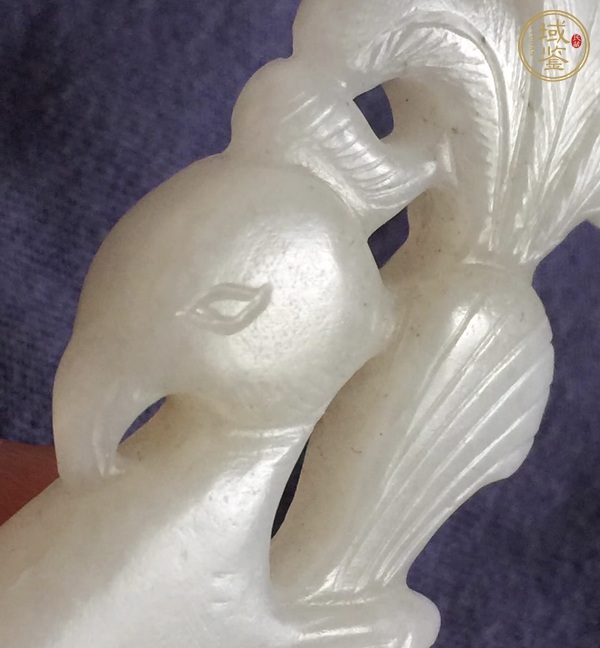 古玩玉器和田玉鳥真品鑒賞圖