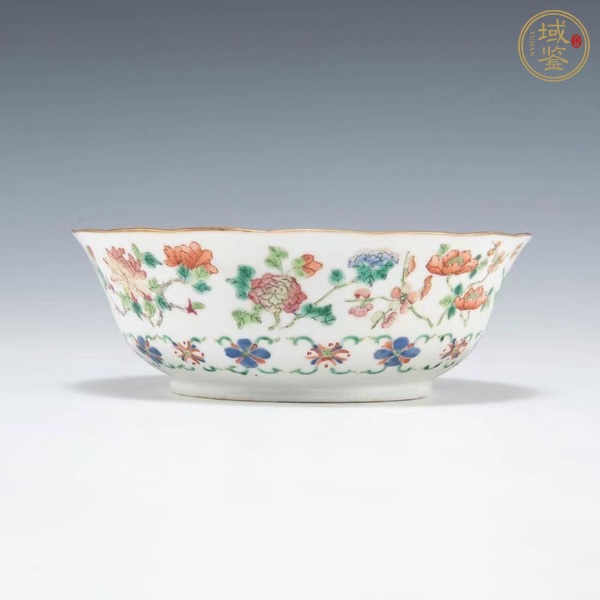 古玩陶瓷咸豐粉彩碗真品鑒賞圖