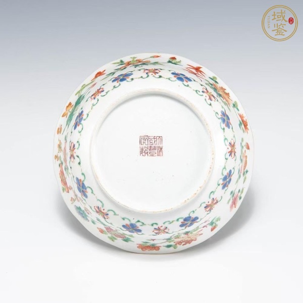 古玩陶瓷咸豐粉彩碗真品鑒賞圖