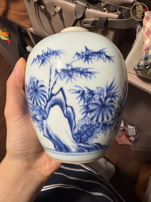 古玩陶瓷青花罐真品鑒賞圖