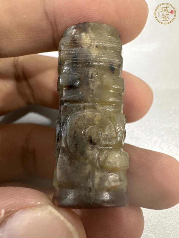 古玩玉器玉勒子真品鑒賞圖