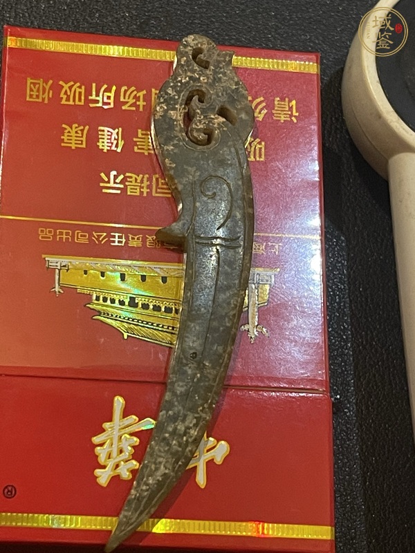 古玩玉器仿古玉觿?wù)嫫疯b賞圖