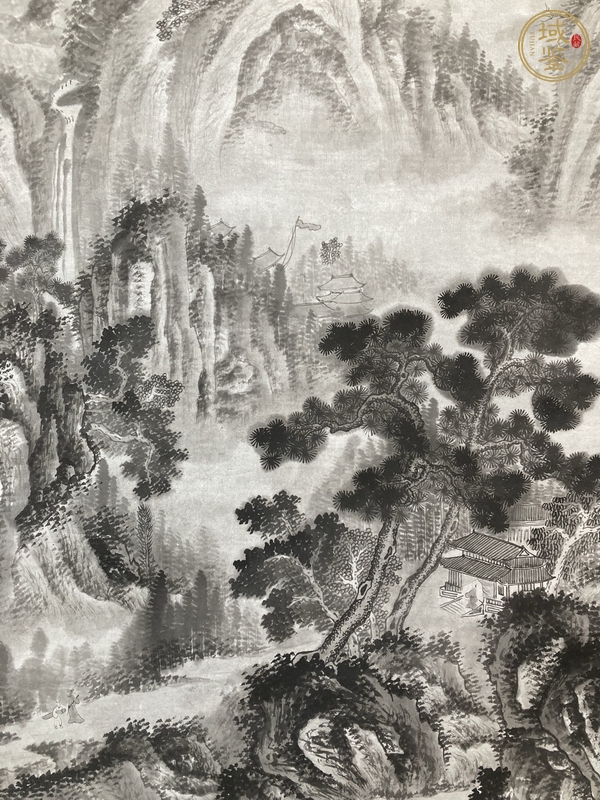 古玩字畫山水真品鑒賞圖