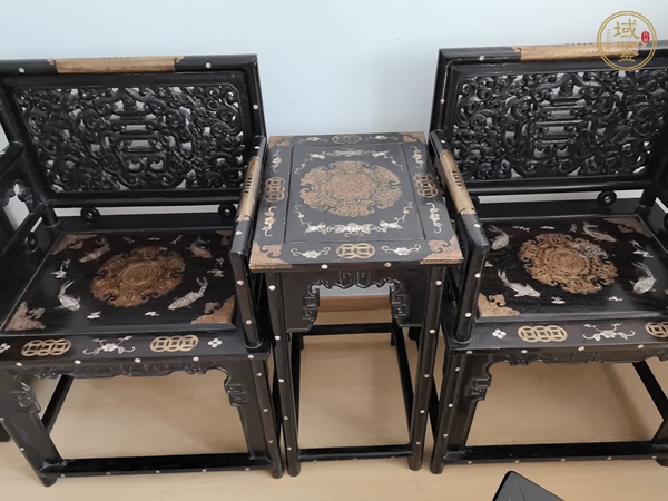 古玩雜項玫瑰椅家具真品鑒賞圖