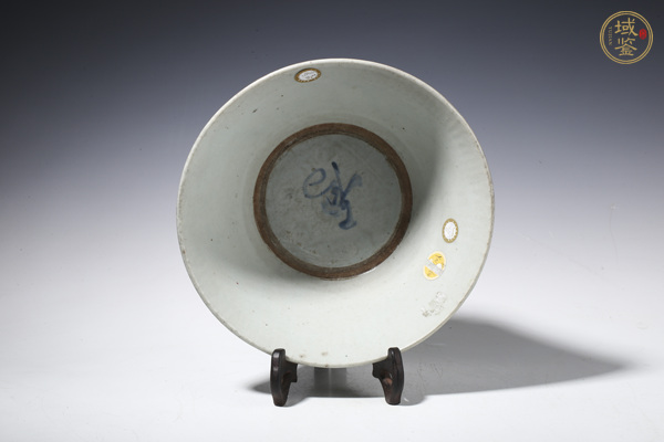 古玩陶瓷明代·青花福壽紋馬蹄碗真品鑒賞圖