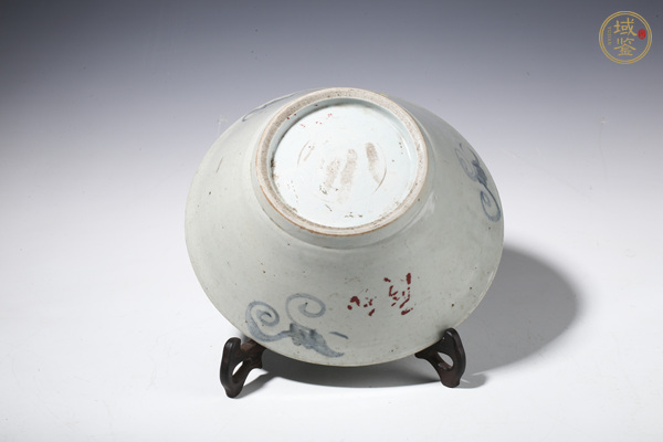 古玩陶瓷明代·青花福壽紋馬蹄碗真品鑒賞圖