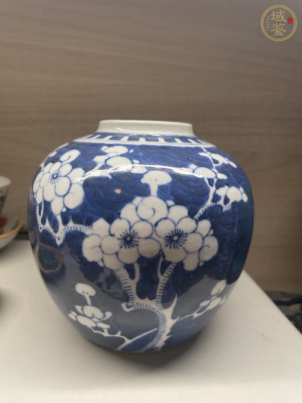 古玩陶瓷青花冰梅罐真品鑒賞圖