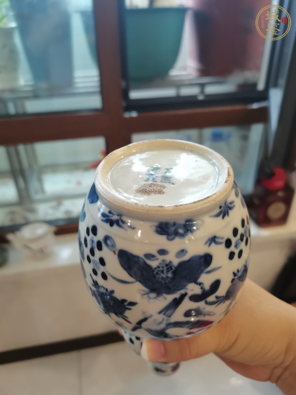 古玩陶瓷青花花鳥(niǎo)紋葫蘆瓶真品鑒賞圖