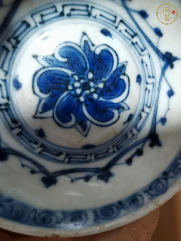 古玩陶瓷青花洗真品鑒賞圖