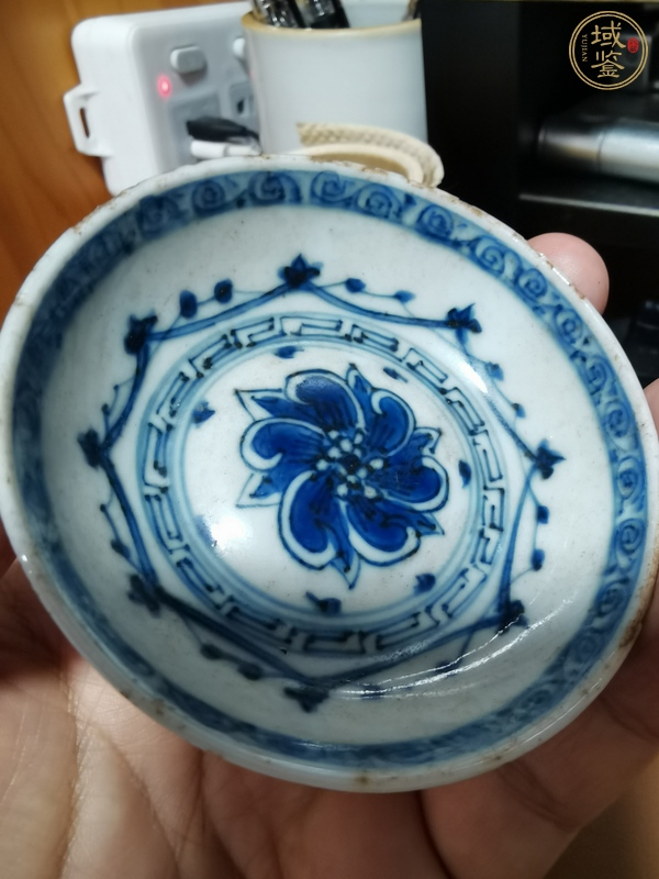 古玩陶瓷青花洗真品鑒賞圖