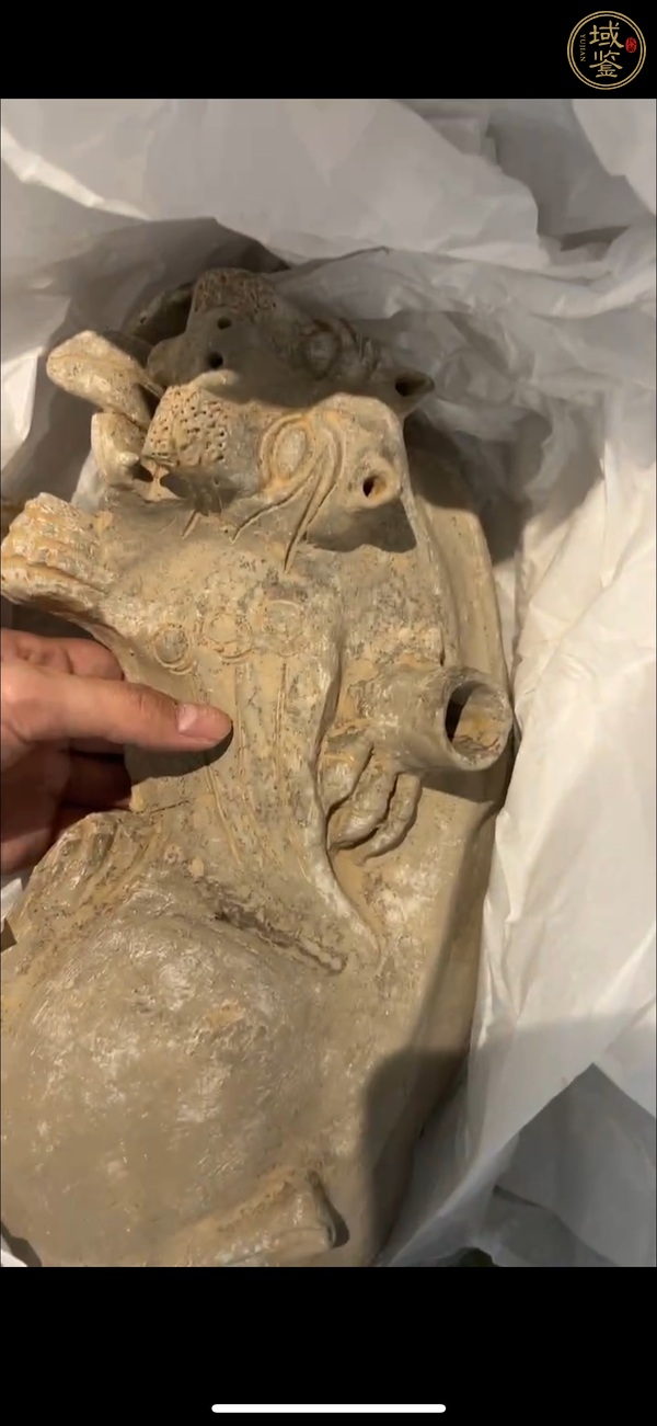 古玩陶瓷瑞獸真品鑒賞圖