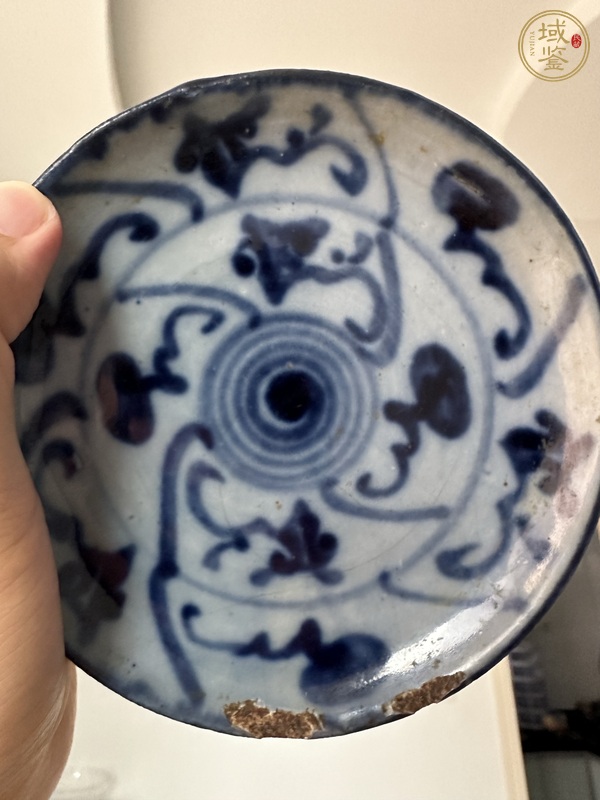 古玩陶瓷青花盤真品鑒賞圖