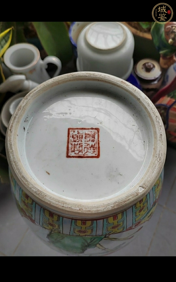 古玩陶瓷粉彩百花花鳥(niǎo)紋瓶真品鑒賞圖