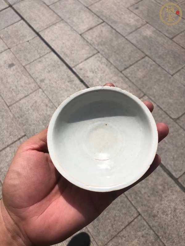 古玩陶瓷影青釉高足杯真品鑒賞圖