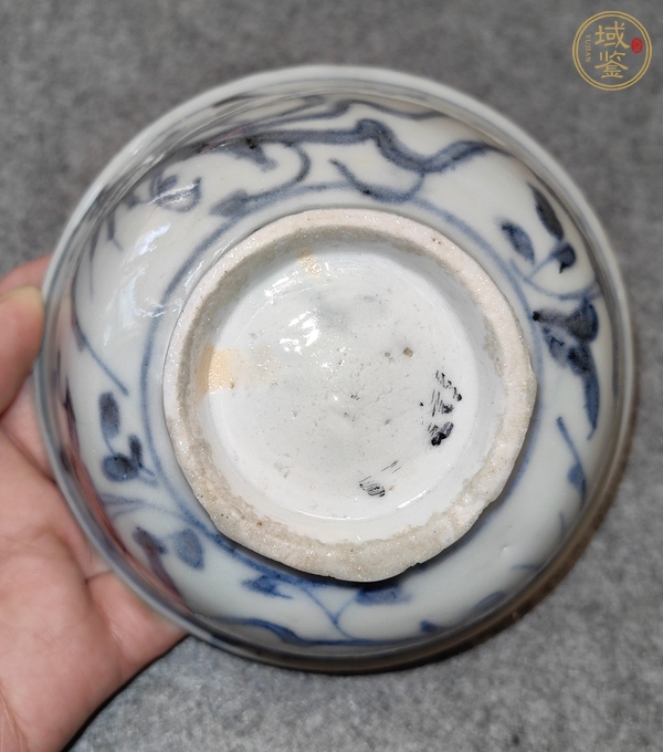 古玩陶瓷青花鳳紋碗真品鑒賞圖