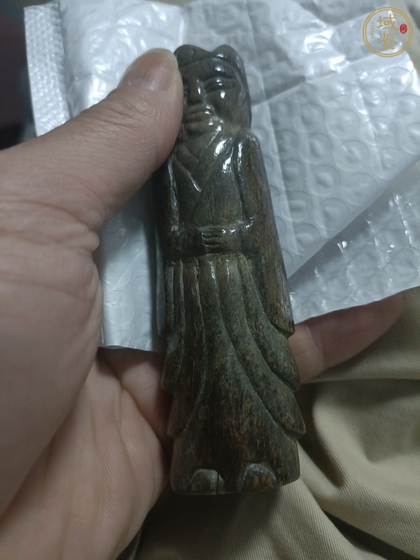 古玩雜項(xiàng)骨質(zhì)人俑真品鑒賞圖