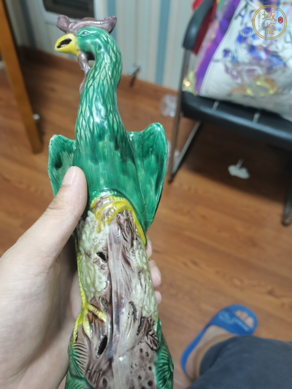 古玩陶瓷鳳凰塑像真品鑒賞圖