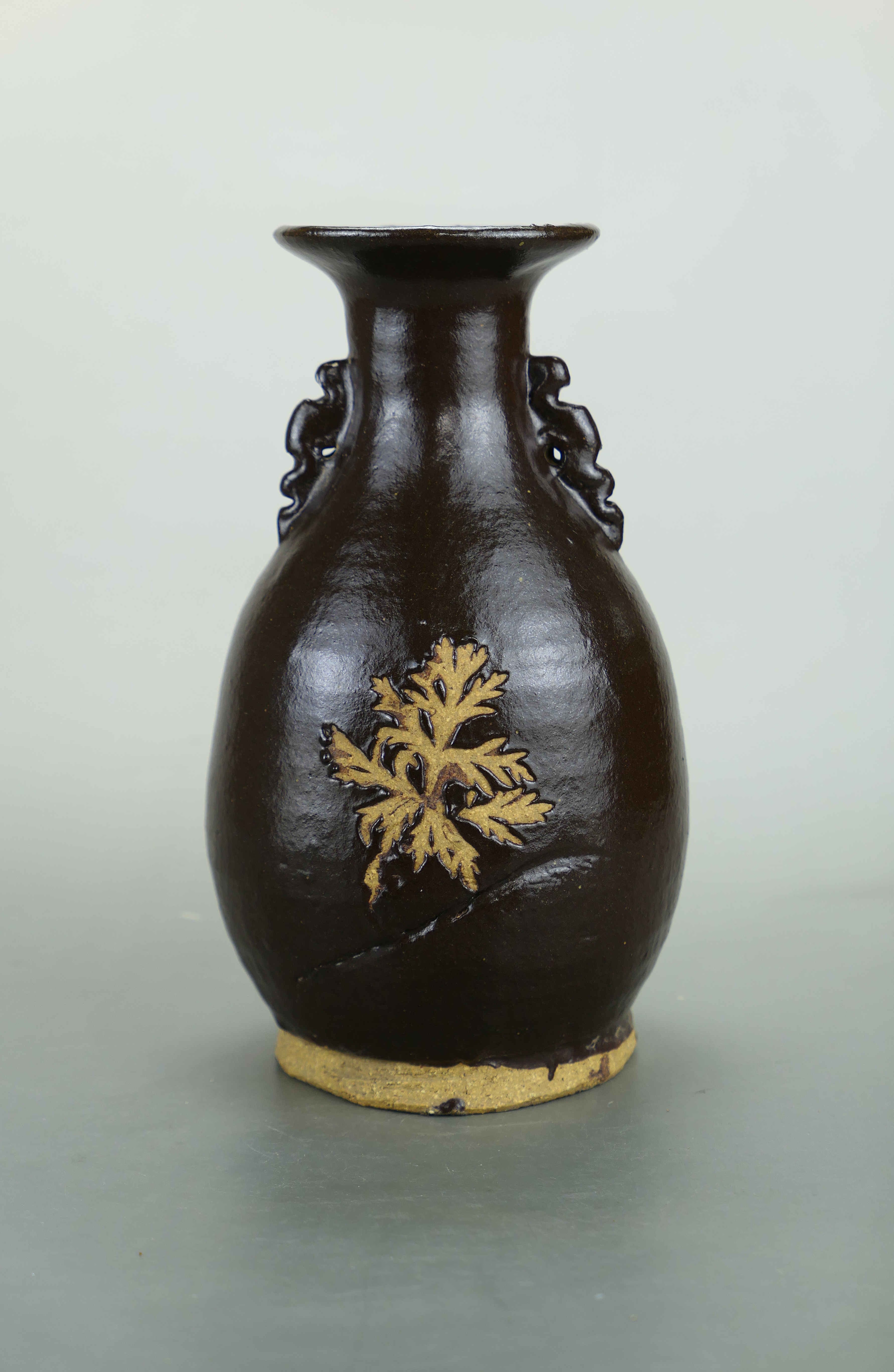 域鉴古玩】精品:明清吉州窑系刻花玉壶春瓶（瓶中皇后）拍卖价格