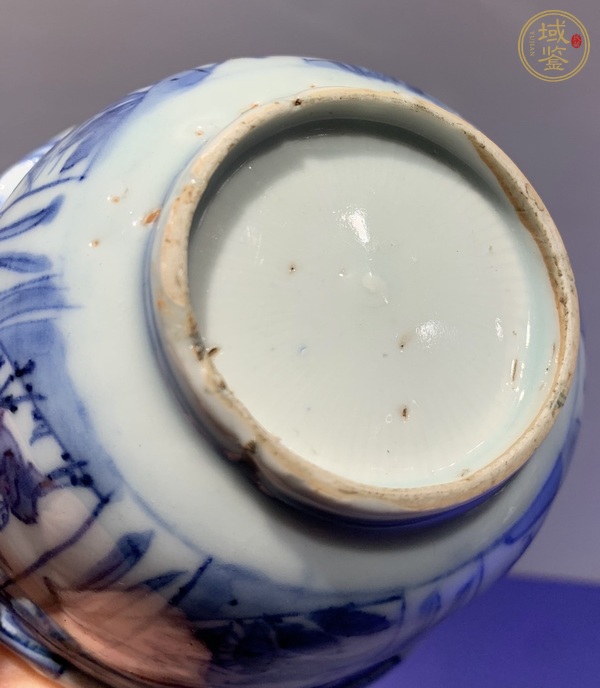 古玩陶瓷青花花鳥紋花口杯真品鑒賞圖