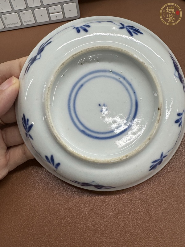 古玩陶瓷青花花卉杯真品鑒賞圖