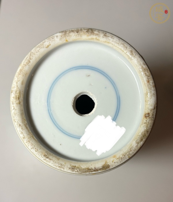 古玩陶瓷青花侍女器樂紋瓶真品鑒賞圖