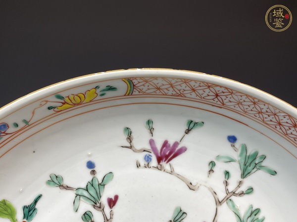 古玩陶瓷602粉彩大盤真品鑒賞圖