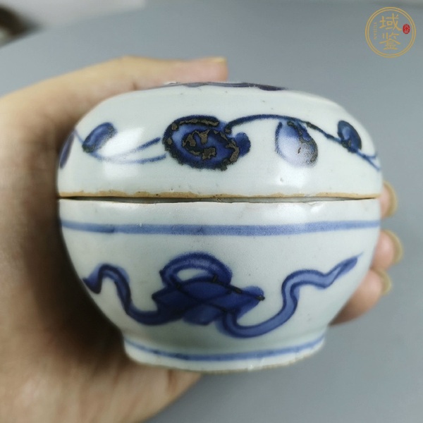 古玩陶瓷青花壽字紋碗真品鑒賞圖