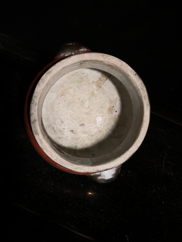 古玩陶瓷**紅釉獅耳三足爐拍賣(mài),當(dāng)前價(jià)格1999元