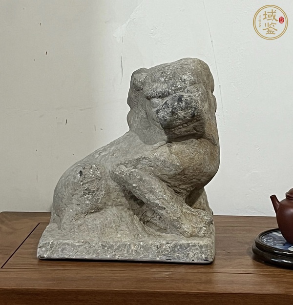 古玩雜項石獅子真品鑒賞圖