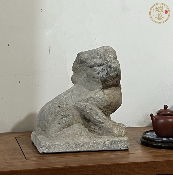 古玩雜項石獅子真品鑒賞圖