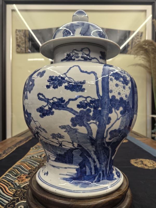 古玩陶瓷郭子儀拜壽將軍罐拍賣,當(dāng)前價(jià)格48888元
